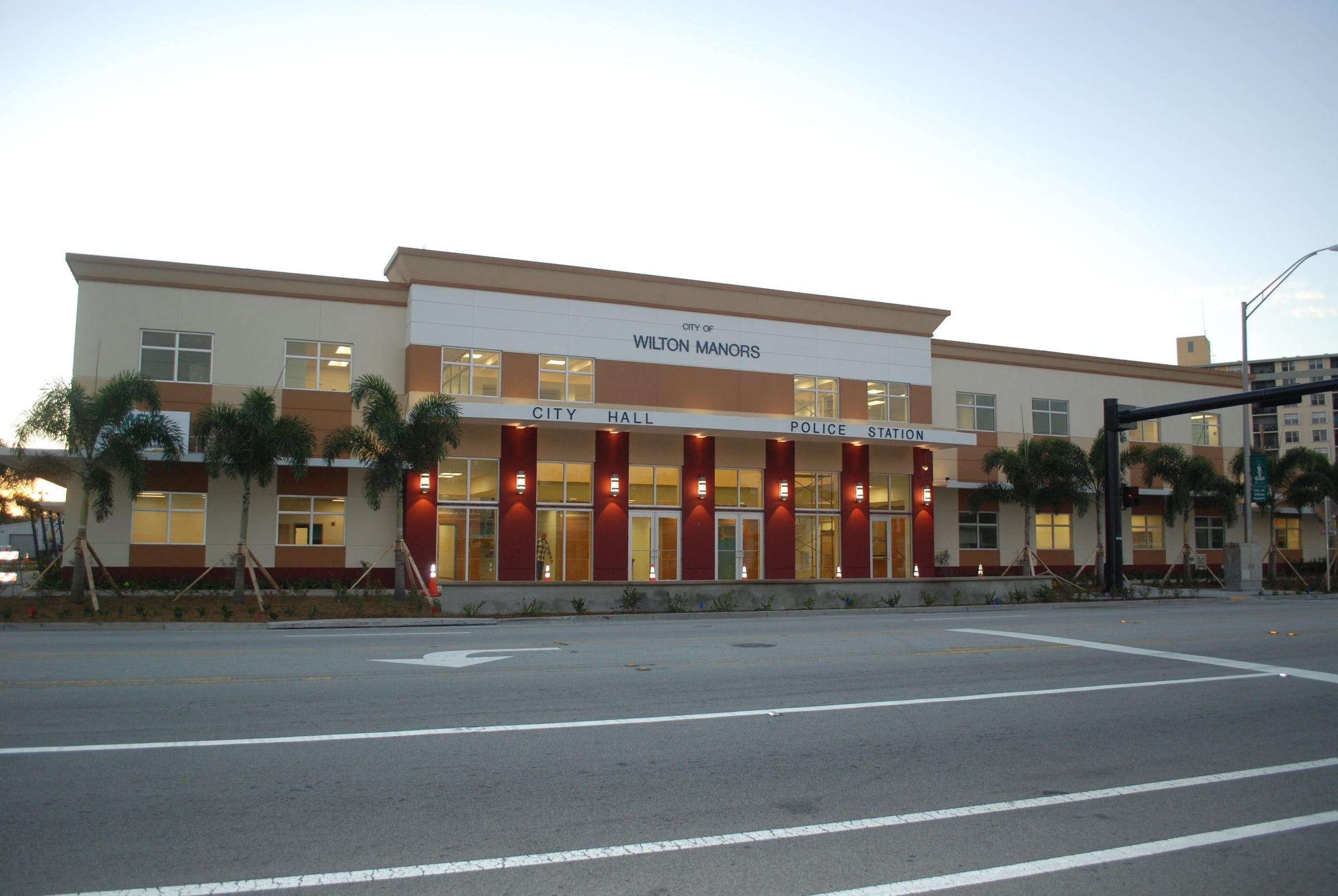 Wilton Manors City Hall on Wilton Drive
